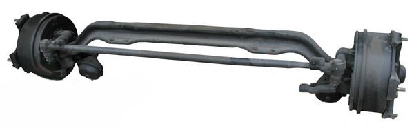 купить Ось передняя 53205 с тормозами в сборе под широкую рессору